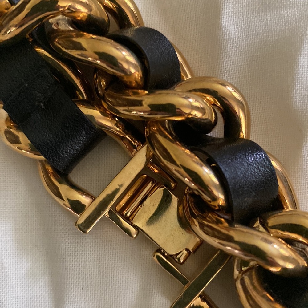 Leather Chain Bracelet - Picture 3 of 5